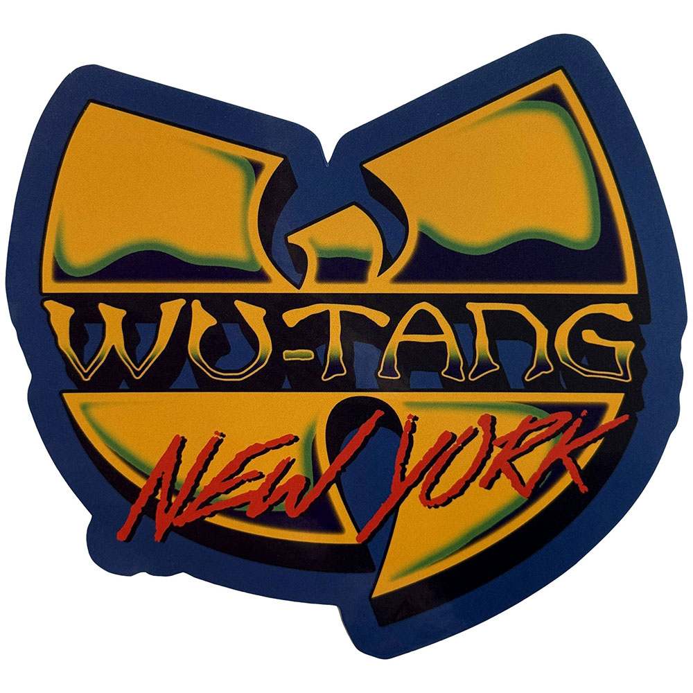 WuTang Clan - New York Logo Autocollant - Bleu/Multicolore